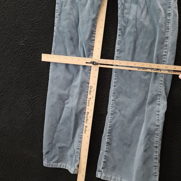 Tommy Jeans Womens Curduroy Pants Gray Size 5 Cotton Blend Stretch Pockets - Picture 4 of 12
